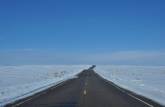 Muita neve forma uma incrível paisagem invernal em estrada no leste de Utah, a caminho do Colorado, nos Estados Unidos